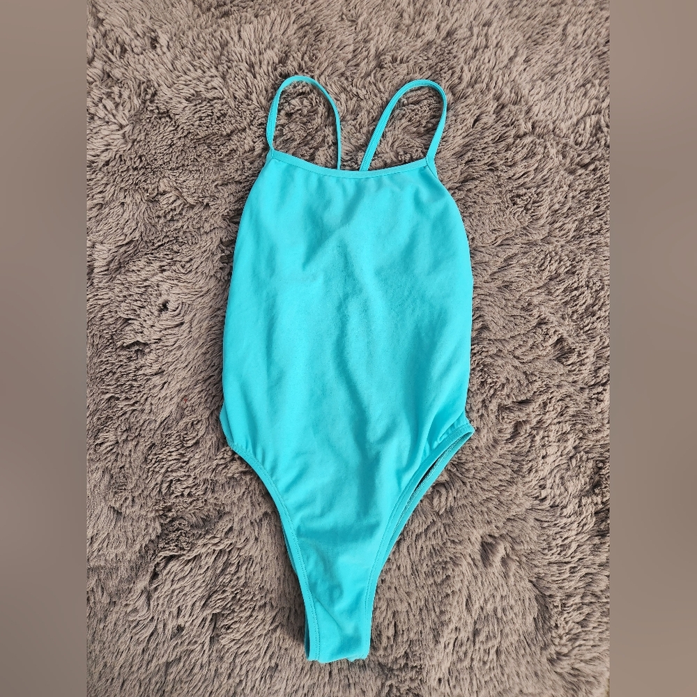 Jolyn Clothing Turquoise One-Piece Swimsuit